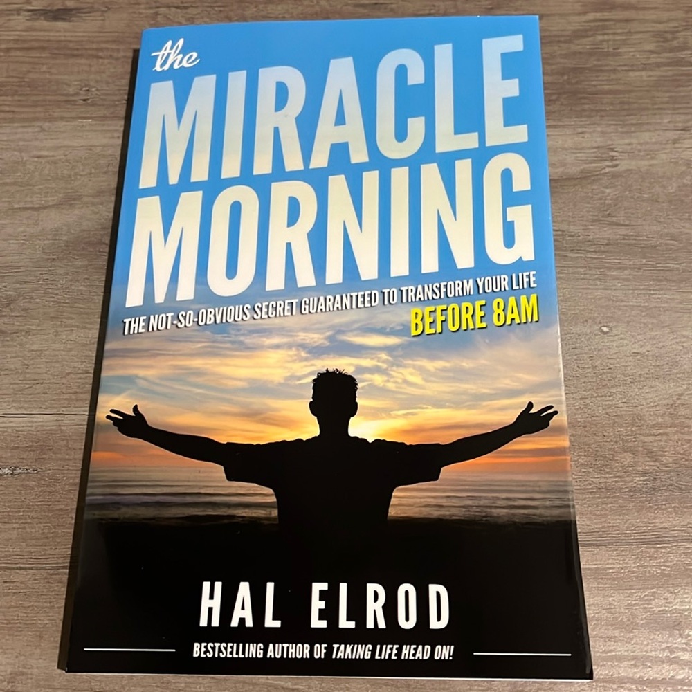 The Morning Miracle by Hal Elrod paperback book